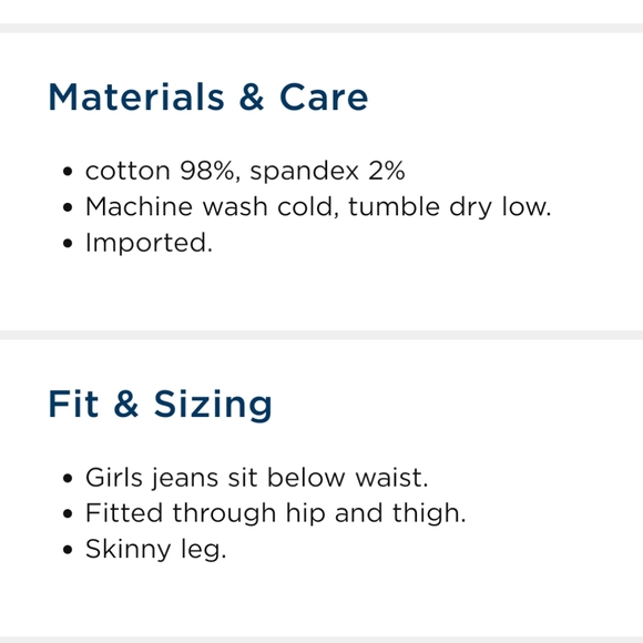 Old Navy Girl's Skinny Jeans Medium Wash Size XL (14-16) - Picture 14 of 14